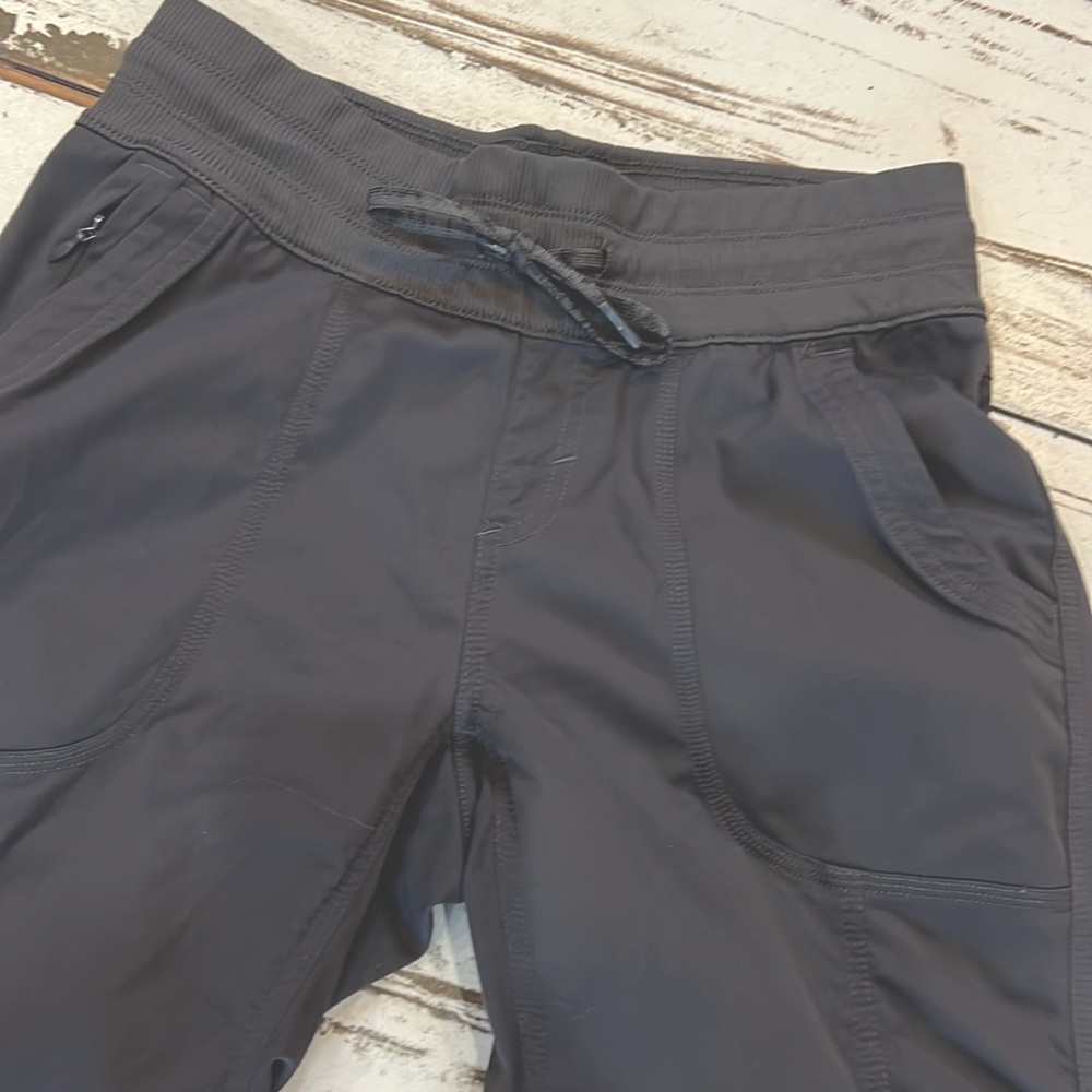 Ladies North Face nylon wind pants.